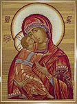 Набор для вышивки крестом Владимирская Икона Божией Матери