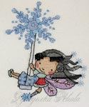 Схема для вышивания "Феечка Снежинка"