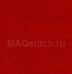 Канва для вышивания Канва Lugana 25 Zweigart 954 насыщенный красный ОТРЕЗ 50х70