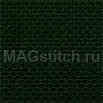 Канва для вышивания Канва AIDA 14 Zweigart 626 темно-зеленый  ОТРЕЗ 48х53